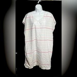 Striped beach cover/ kaftan